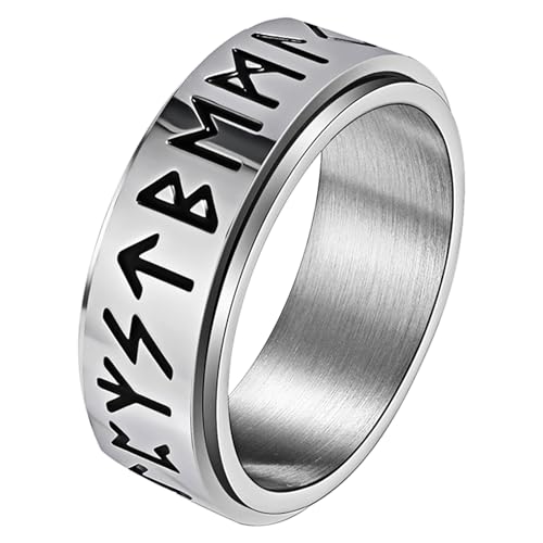 Bague amulette viking pour homme : le cadeau idéal en acier hypoallergénique