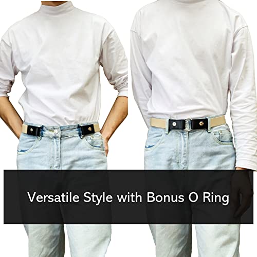 Belts for Women/Men Buckle Free Elastic Belt Invisible No Buckle Stretch Waist Belt For Jean Pants,Dresses2