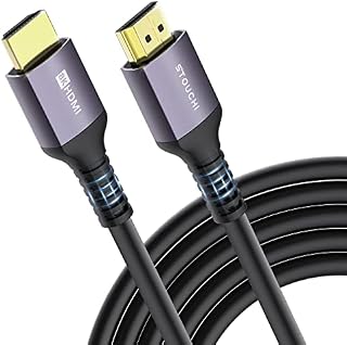 Stouchi HDMI 2.1 Cable 8K 1.2m(4ft), Ultra HD 48 Gbp/s High Speed 8K60hz 4K120hz 144Hz 165 Hz RTX 3080 DSC eARC Dynamic HDR10 4: 4: 4 HDCP 2.2 & 2.3 Dolby, Compatible with TV / PS5 / Xbox Series X
