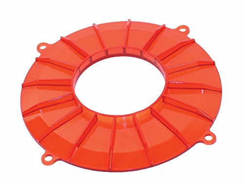 Finned Alternator Backing Plate, Red, Compatible with Dune Buggy