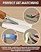 Wood Carving Kit Whittling Kit: Deluxe Wood Carving Tools Knife Set with Leather Case - Woodworking Hobby Kit for Beginners Adults Kids - DIY Art Craft Gift for Men Teens