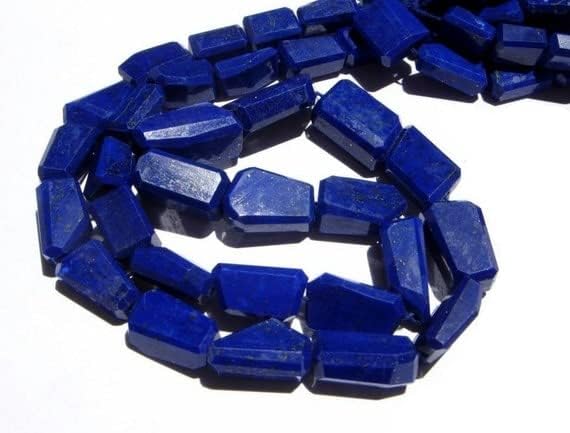 Perles de lapis-lazuli naturel pour bijoux DIY lithothérapie - 3