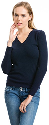 Citizen Cashmere Pullover Damen - 100% Kaschmir (XS Blau) 41 100-03-00
