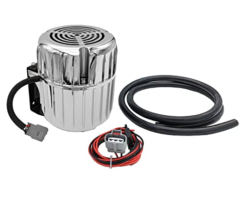 Kit de Bomba de Vacío Eléctrica Granatelli Motorsports 410102 12 V - De Paleta - Completo con Caja Cromada miniatura 1