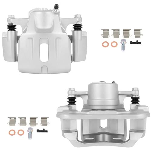 Image of SCITOO 19B2664 19B2665 Front Left & Right Disc Brake Calipers Assembly w /Bracket For Toyota For Highlander 2001-2007