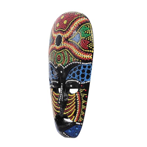 Máscara decorativa africana PATKAW original, regalo de madera para amigos y familia