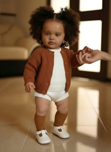 Muñeca Reborn Grande 26 Pulgadas Realista Afroamericana miniatura 3