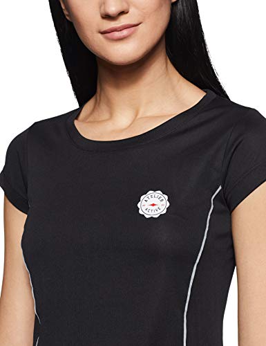 Image of Atelier Women's Solid Regular Fit T-Shirt