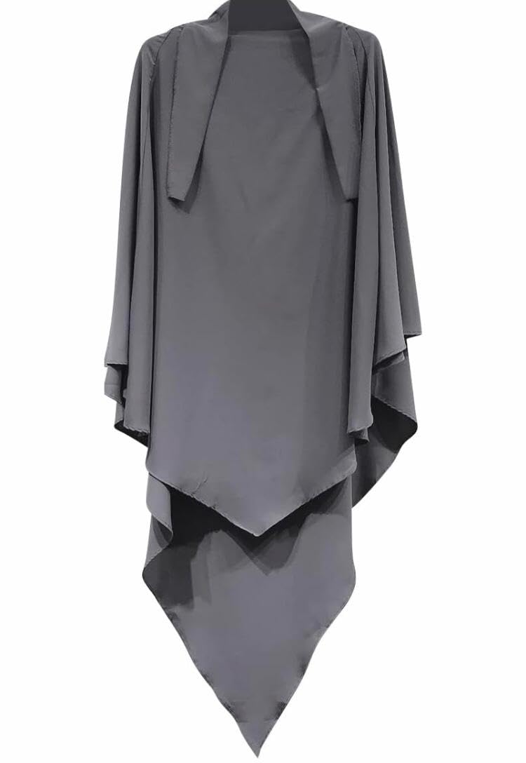 Khimar : Single Layer Triangular Khimar-Hijab-Jilbab for Girls & Women in Single Layer | Burkha Jilbab Khimar Style Abaya Hijab Niqab Islamic Modest Wear