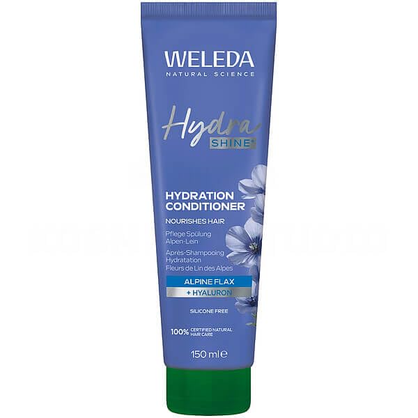 Weleda Hydra Shine Conditioner with Hyaluron and Alpine Flax, For Hydration & Hair Shine, Nourishes Hair, Silicone Free