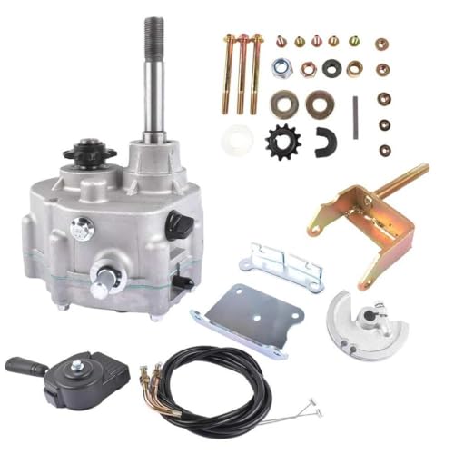 Caja de cambios reversa AP03 para karts y motores de 212cc con piñones de 10T y 12T