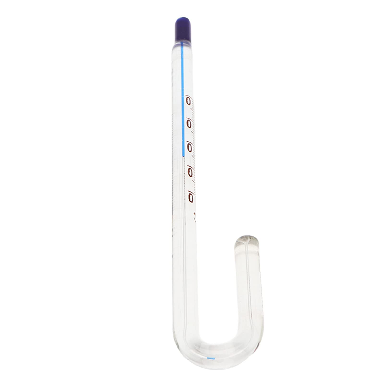 Termómetro de cristal para acuario, termómetro, tratamiento térmico de alta precisión, serigrafía profesional para acuarios (0,24 pulgadas)