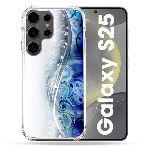 Coque Samsung S25 Musique Cokitec Renforcée anti-choc