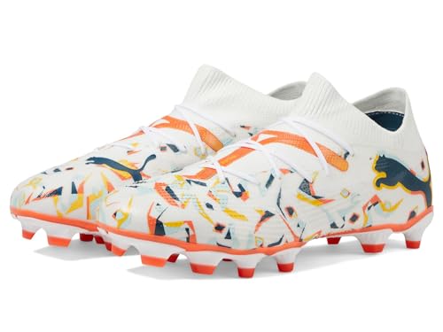 PUMA Future 7 Match Creativity Firm Ground/Artificial Ground Puma White/Ocean Tropic/Turquoise...