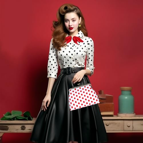 Image of Evening Bag Vintage Purse Kiss Lock Purses and Handbags for Women Formal