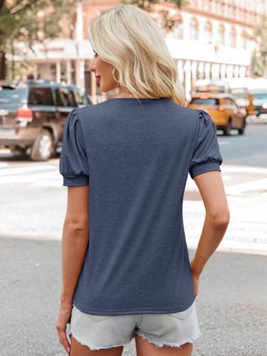 Womens Beach Vacation Summer Tops Cute Blouses Spring T Shirts Casual Dressy Tees Fashion Trendy Clothes 2025