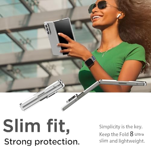 Image of for Samsung Galaxy Z Fold 8 Ultra Clear Case Slim Thin Phone Cover | Anti-Yellow Transparent Back Cover, Hard PC Protective Case for Samsung Galaxy Z Fold 8 Ultra 5G