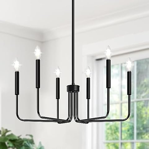 Lynnoland Black Chandelier Cover