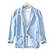 Linen Suit for Men丨Sport Coats and Blazers Business Casual Men Slim Fit Dress Lightweight Fashion Work Light Blue Jacket Western Wear Regular Fit Wedding Suits Medium