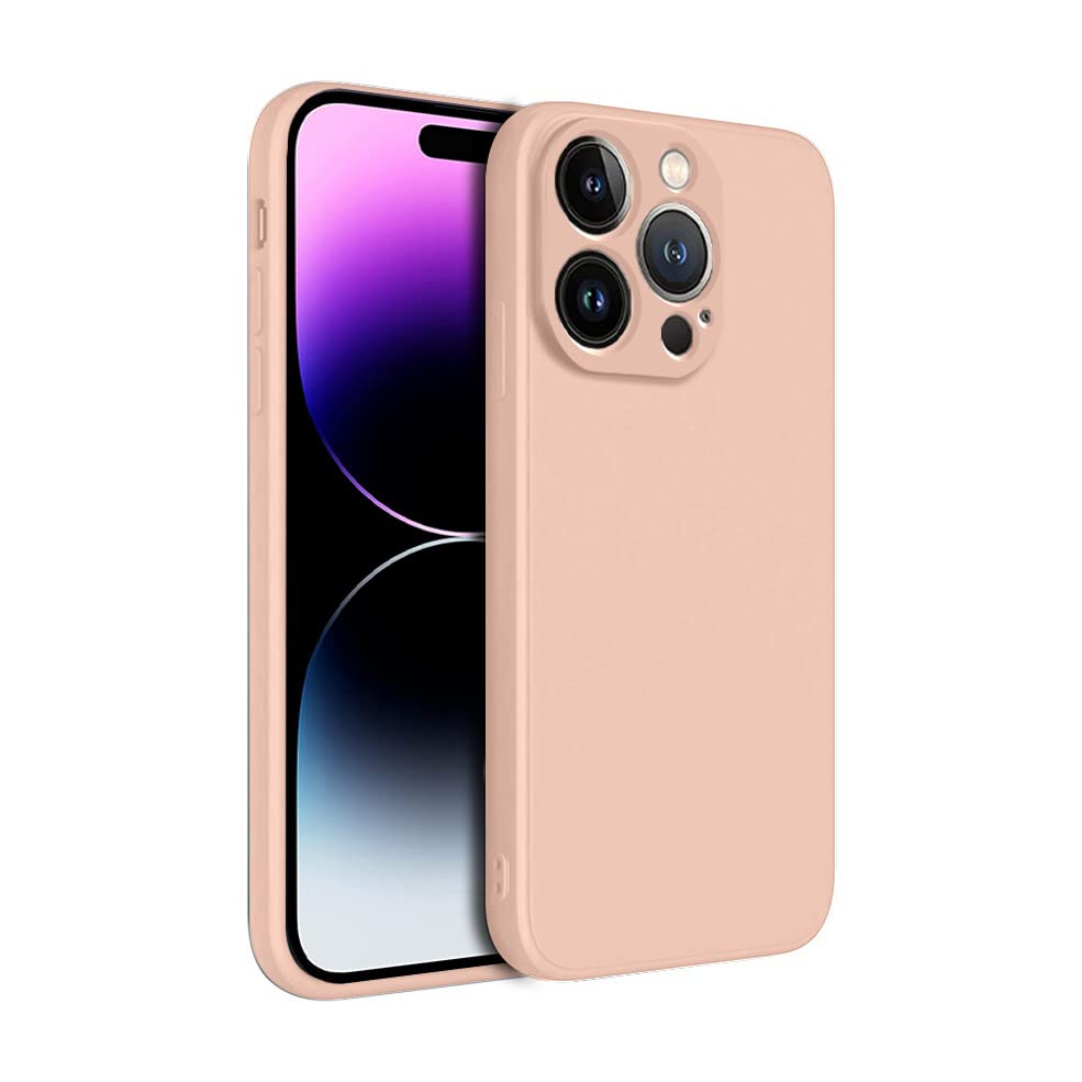 Winble Back Case Cover for iPhone 14 Pro Back Cover Case Camera Protection Soft Liquid Silicone Protective Back Cover Designed for iPhone 14 Pro (Lite Peach) (B0BDWFJY7N) Amazon Price History, Amazon Price Tracker