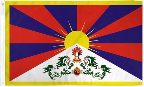 Tibet 2x3ft Flag of Tibet Tibetans 2x3 House Flag 100D image 2