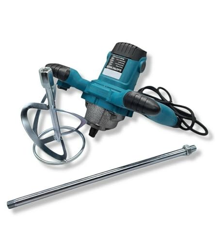 21 SHOP® TRAPANO MISCELATORE IMPASTATORE MESCOLATORE CON FRUSTA PER CEMENTO COLLA PITTURA E MALTA 1860W