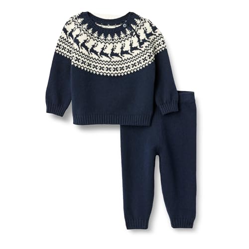 Image of Amazon Essentials x Sofia Grainge Toddlers and Baby Boys' Sweater Set