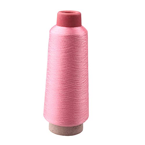 Image of Baby Pink Color Sparkle Metallic Threads Machine Embroidery - 5000 Yards per roll