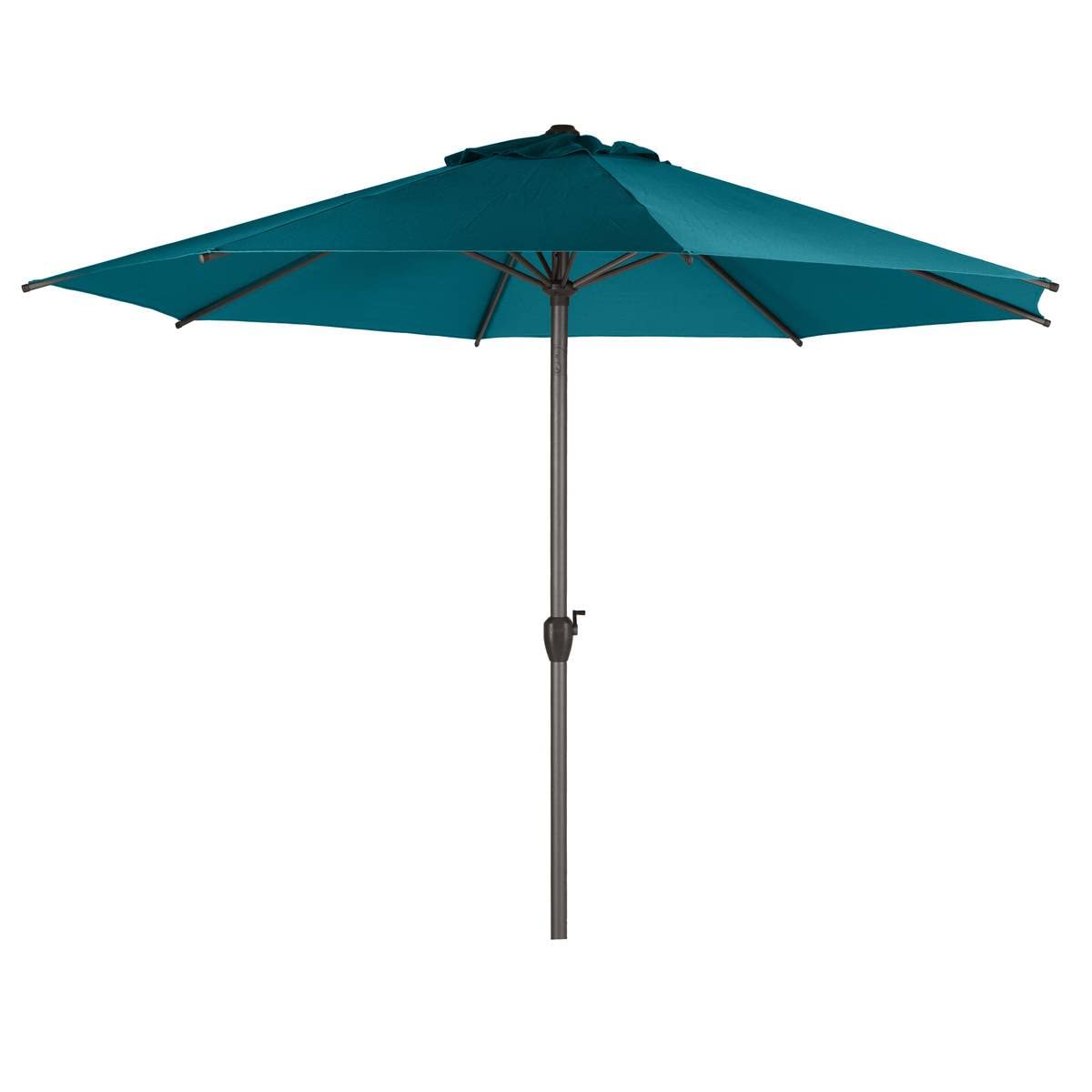 SIGN - Ombrellone Rotondo KALIFE Con Palo Centrale In Alluminio E Telo Blu 3m
