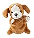 Bauer Spielwaren "Theatrello" Handpuppe Hund: Kuschelweiche Stoff-Puppe aus softem Plüsch, Bernsteinbraun, für Puppentheater und Lernspiele (11807)
