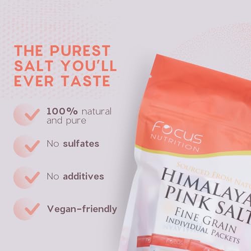 Focus Nutrition Sal Rosa del Himalaya en Sobres, 80 unidades miniatura 5