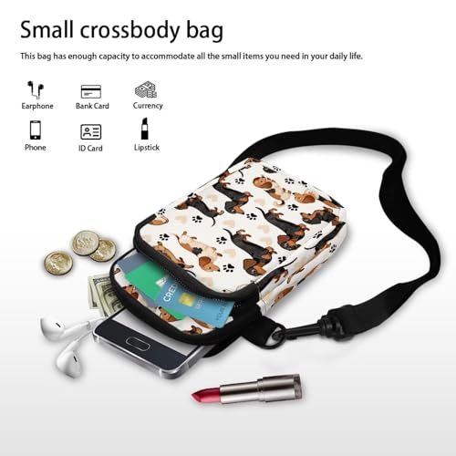 Image of Hawaiian Tribal Small Crossbody Bags for Women Cell Phone Bag Purse, Sea Turtle Zipper Sling Purses Shoulder Bag