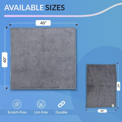 Image of Neodrift '400 GSM' Microfiber Cloth (Size - 40X60 Cm)(Set of 12 PC)(Colour - Blue)(Ultra Soft Cleaning Cloth for Car, Bike - Polishing, Detailing, Highly Absorbent)