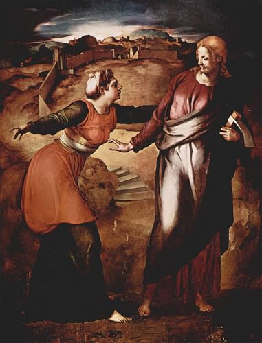 Toile Buonarroti Noli Me Tangere Décoration Murale Anti-Reflet pour Bureau