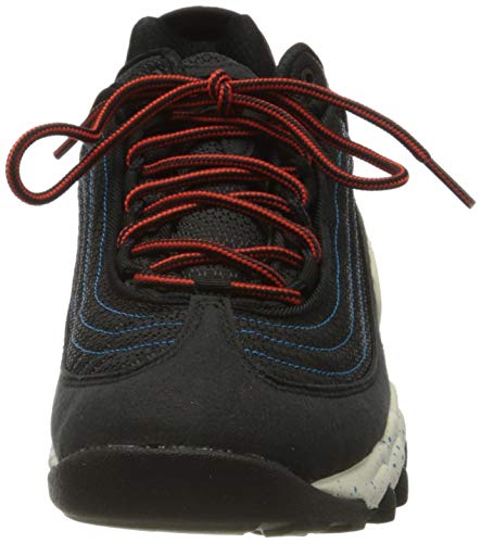 Image of Nike Men's Low-top Sneaker, Black Habanero Red Imperial Blue, 8.5