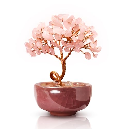 Janyortrenner Rose Quartz Crystal...