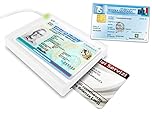 ATLANTIS usb2.0 lettore cie 3.0 Windows 10 e Windows 11, Bianco, P005-CIED331C