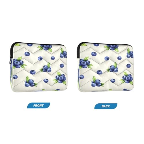 Funda para portátil azul con protección acolchada tamaño grande miniatura 2