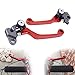 Leva Freno Moto,Billet Pivot Leva freno frizione pieghevole per CR80R CR85R 98-07 CRF150R 07-17 CR125R CR250R 92-03 CRF450R 02-03 - Rosso