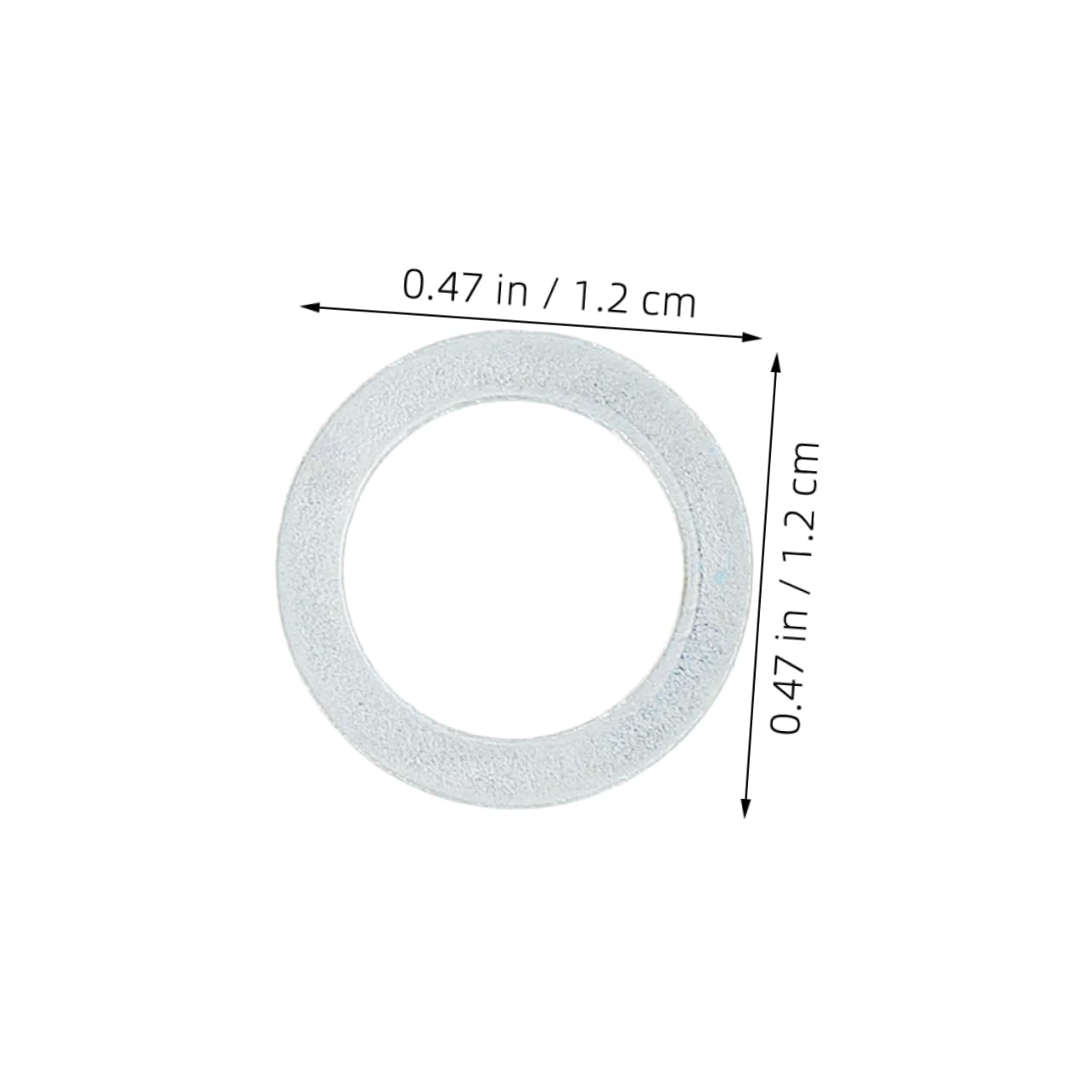 NAMOARLY 200pcs Skateboard Truck Axle Washers - Precision Spacers Skateboard Hardware Kit - Aluminum Alloy Flat Washers Hardware Repair Replacement Parts