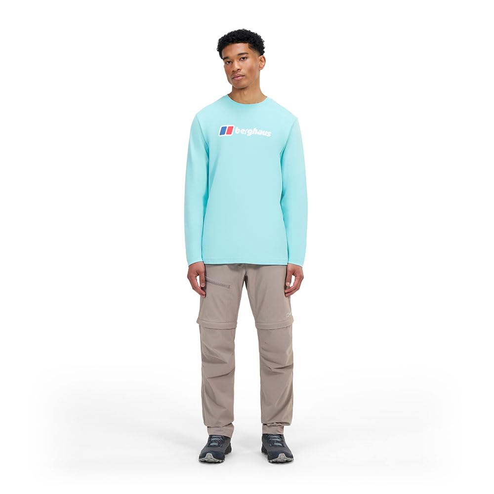 Berghaus Men's Big Logo T-Shirt | 100% Cotton Non-Technical T-Shirt, Arctic, 2XL