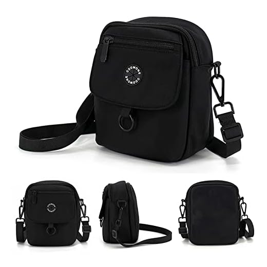 COOWONE Dog Walking Bag Crossbody, Dog Training Bag, Lightweight Dog Training Treat Pouch, Waterproof Crossbody Bag, Dog Walking Accessories