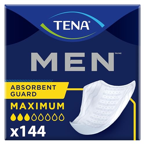 TENA Men Maximum Guards Incontinence Pads for Men 144 ct