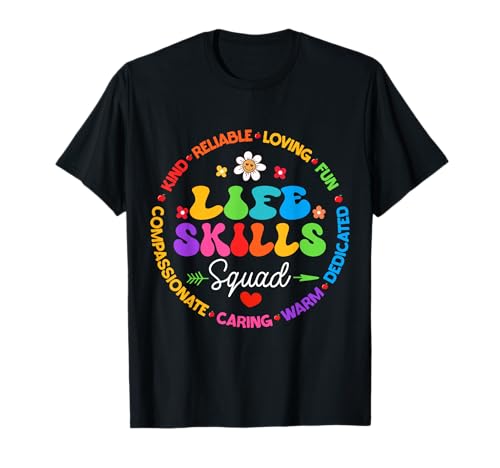 Groovy Life Skills Squad Teacher Special Ed SPED Squad T-Shirt
