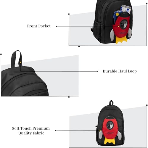 Image of F Gear Cocoa 23L Backpack|Soft Touch|Colourful & attractive theme brings a fun space-inspired look|with two Spacious Compartments,1 Front Pocket & Water Bottle Holder