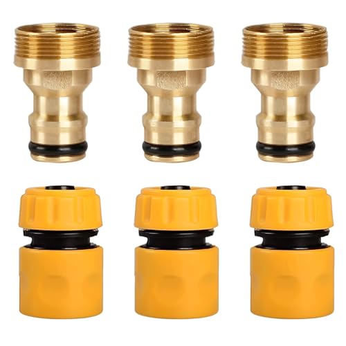 Wasserhahn Adapter, 6-teiliges Set für Gartenschlauch und Küchenarmatur, Universeller Schlauchanschluss für Wasserhahn, Kompatibel mit Standard Innengewinde, Ideal für Haus und Garten Wasserhahn Adapter, 6-teiliges Set für Gartenschlauch und Küchenarmatur, Universeller Schlauchanschluss für Wasserhahn, Kompatibel mit Standard Innengewinde, Ideal für Haus und Garten