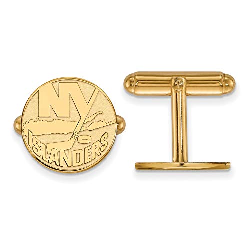 New York Islanders Cufflinks (Gold Plated)