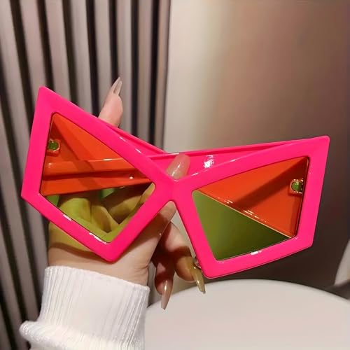 Funny Glasses Oversized Sunglasses Novelty Party Sunglasses Accessories for Adults Women Max Face Width 5.9In3