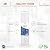 Aquaboon 5 Micron 20 x 4.5 Whole House Water Filter Replacement Cartridge Carbon Block Chlorine Reduction for 1-Stage Water Filtration System 6 Pack