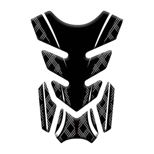 Autocollants Réservoir Moto Kawasaki ER6N Résistant Anti-Rayures Carbone